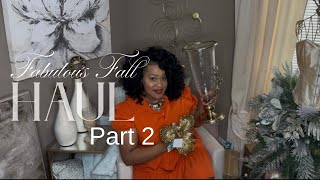 ELEGANT SHOPPING HAUL/ FALL DECOR #shoppinghaul #homedecor
