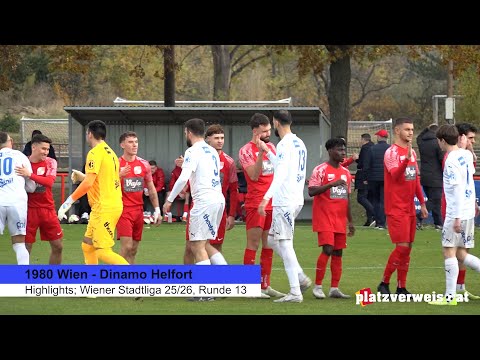 Highlights 1980 Vienna - Dinamo Helfort, Vienna City League 2025/16; Round 13