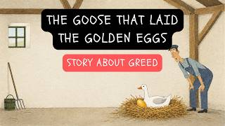 The Goose that Laid the Golden Eggs | Gentle Read Along 📖 Aesop's Fables Moral Story (English)