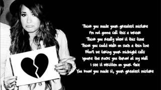 Demi Lovato - Mistake Lyrics