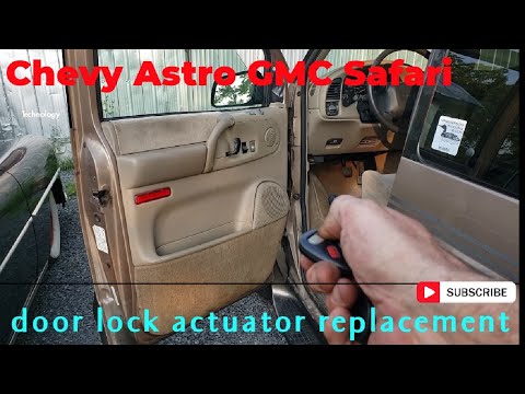 Chevy Astro GMC Safari Door Lock Actuator Replacement
