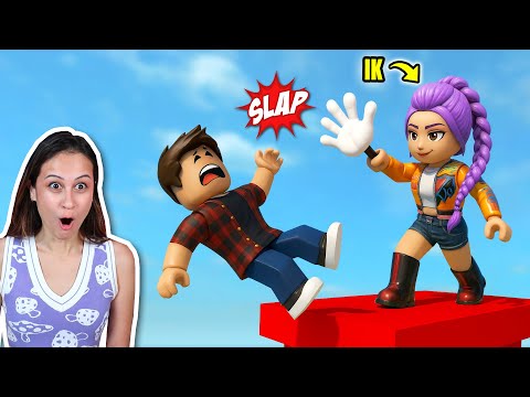 K-POP DEMON HUNTER SLAP TOWER TRY TO WIN!