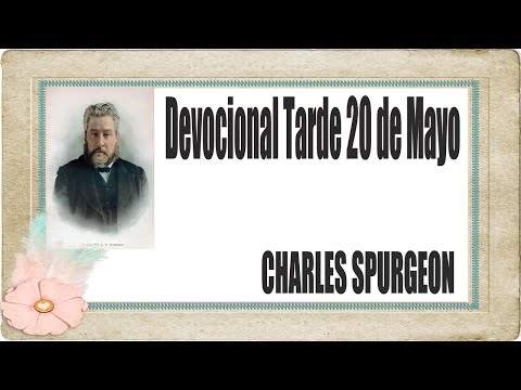 Devocional/Charles Spurgeon/Tarde 20 de Mayo - con bandas de amor".Oseas 11:4