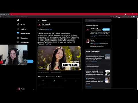 Kyedae and TenZ REACT to her joining 100Theives