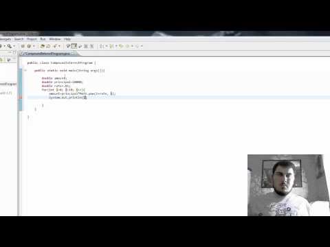 Java Tutorial 23 Compound Interest Program Mp4