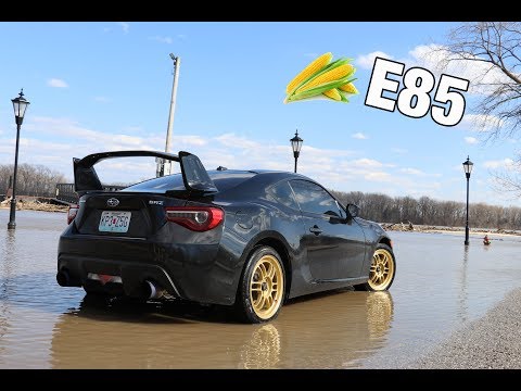 BRZ on E85!! New Enkei RPF1's! (HP Gains!)
