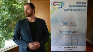Mr. Jakub Brezina at M3 Conference 2018 by GSTF