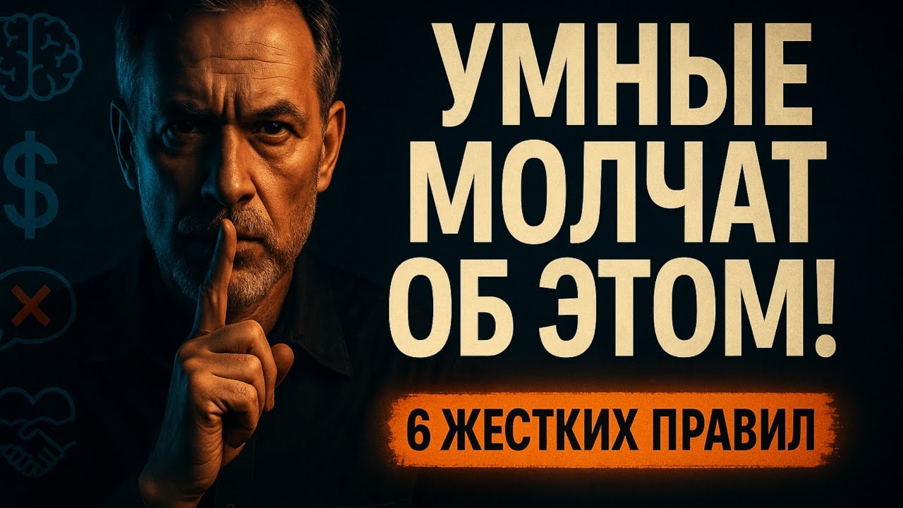 6 Секретов, о Которых УМНЫЕ Люди Никогда Не Говорят! | Стоицизм + Психология