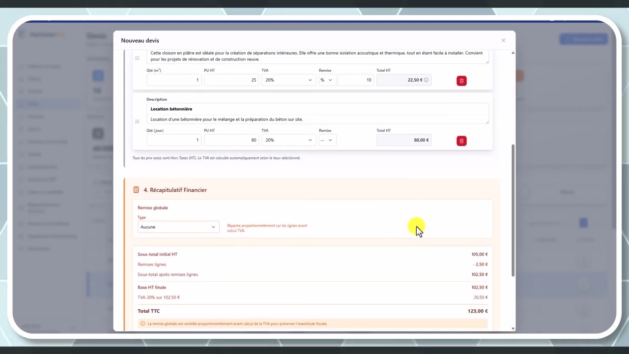 Tutoriel vidéo : Créer un devis — Formation FacturesPro