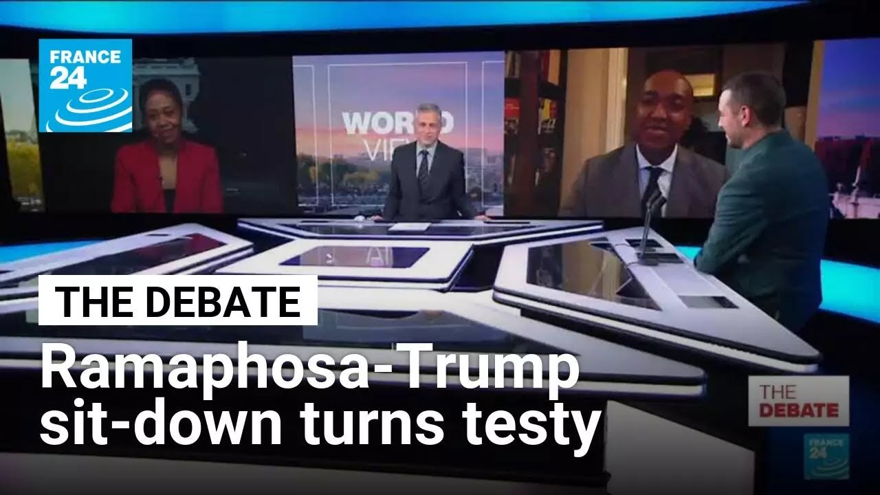 Hard sell diplomacy? Ramaphosa-Trump sit-down turns testy • FRANCE 24 English