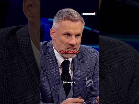 Carragher pronouncing Boniface wrong 😅