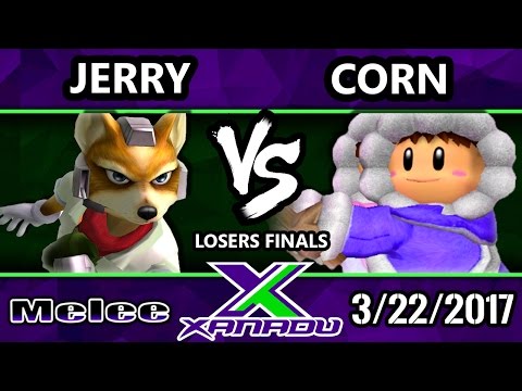 S@X 194 - Jerry (Fox) Vs. Corn (Ice Climbers) - SSBM Losers Finals - Smash Melee