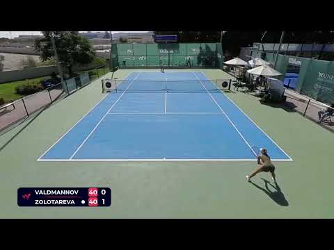 Vendula Valdmannova (CZE) vs Rada Zolotareva [Q] (RUS) // 6-4 4-6 6-1 // W75 Fujairah // 2nd Round