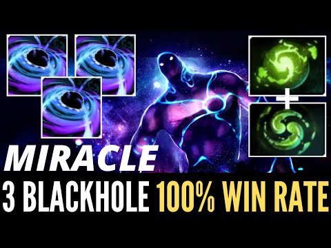 MIRACLE [Enigma] Refresher Orb + Refresher Shard = 3 Blackholes 100% Win Rate 7.26 Dota 2