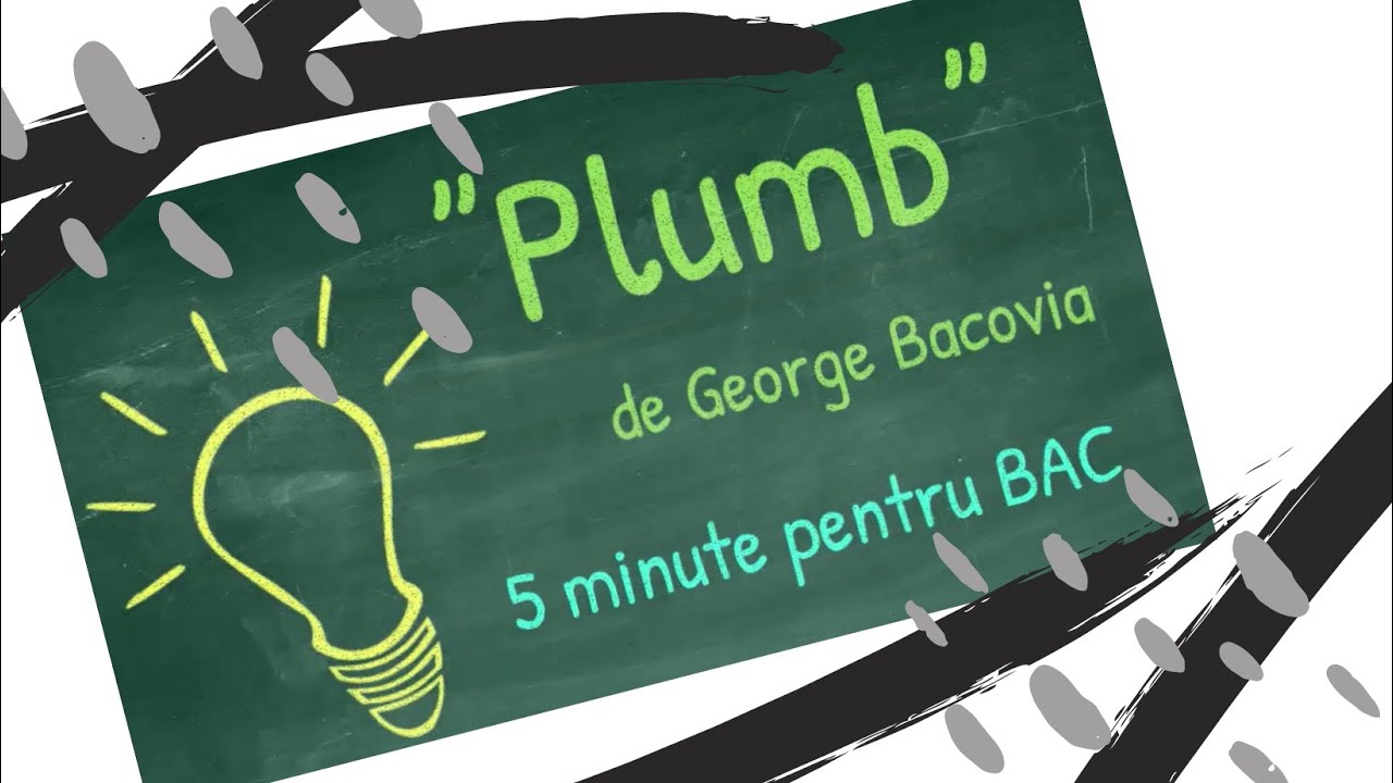 Watch Plumb De George Bacovia Eseu Now ”PLUMB” de George Bacovia
