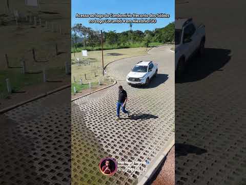 Acesso ao lago do Condomínio Recanto dos Sábias no Lago Corumbá 4 em Alexânia/GO