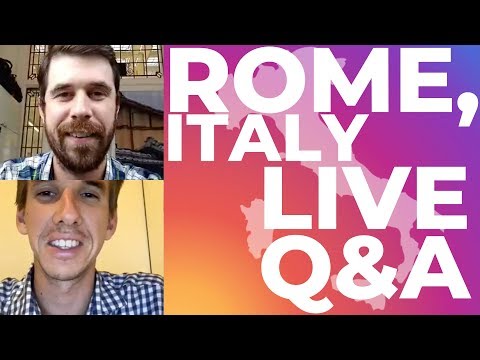 Rome Instagram Live Q&A