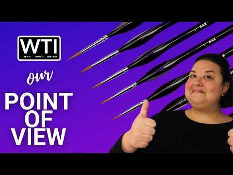 AIEX Fine Detail Paint Brushes - WTI product video review