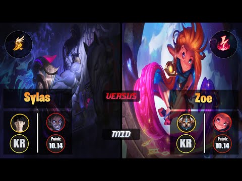 Doinb SYLAS (Mid) [Fleet Footwork] VS ZOE - Challenger KR Patch 10.14