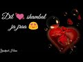 Dil Sambhal Ja Zara Phir Mohabbat Karne Chala Hai Tu Whatsapp Status Romantic Status