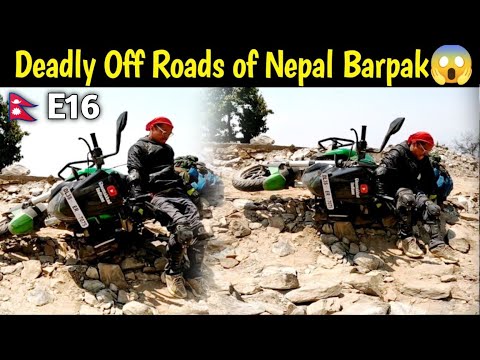 First Solo Indian on 🇳🇵 Deadly Roads Of Barpak And Larpak Gorkha Of Nepal