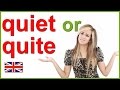 Quiet or quite | Confusing English words