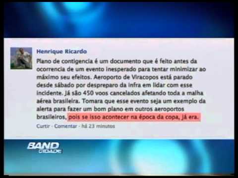 Band Cidade Campinas - Reclamações nas redes sociais Viracopos - 15 10 212