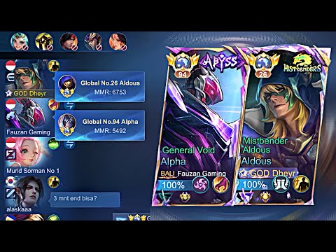 Trying Duo Ranked with the Top Global Alpha! Fauzan Gaming, the Strongest Alpha on Earth!