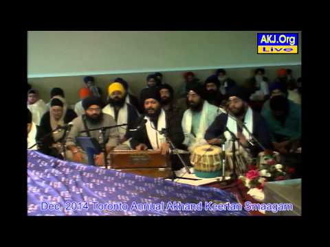 045 Toronto Dec. 2014 Smaagam - Thursday Morning Keertan - Bh. Sukhpal Singh Jee Malliaan