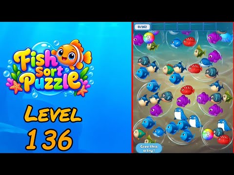Fish Sort Puzzle Level 136 Walkthrough thumbnail