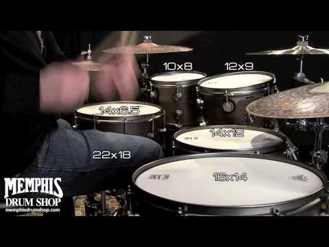 DW Collector's Series Timeless Timber Romanian River Oak Drum Set 22/10/12/14/16/14