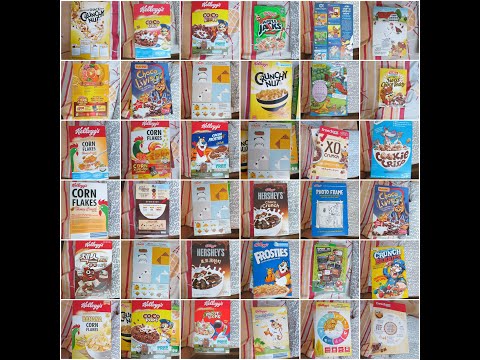 Cereal Boxes Photo Slideshow