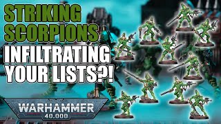 Striking Scorpions Unit Review! New Models, But &#39;Meh&#39; Rules?! | Warhammer 40k 10th Edition