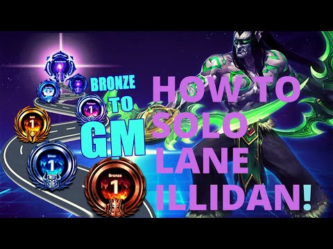 Illidan Hunt - How to Play Solo Lane Illidan - Bronze to GM Season 3 (Diamond 2)
