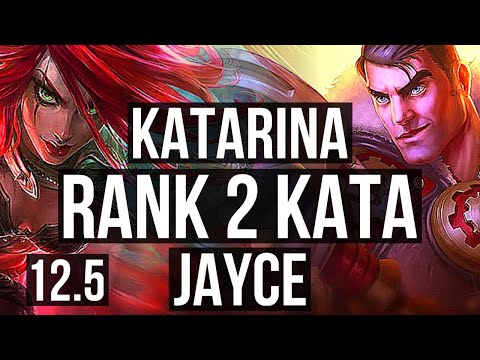 KATARINA vs JAYCE (MID) | Rank 2 Kata, Quadra, 1.3M mastery, 16/4/11 | NA Challenger | 12.5