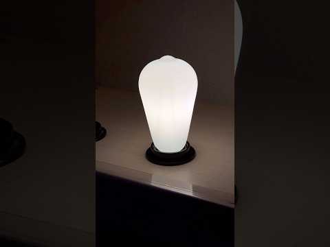 LED лампа Edisons Ceramic ST64 Е27 6W 3000K біла оксамитово-матова