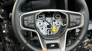 New Bronco steering wheel airbag removal