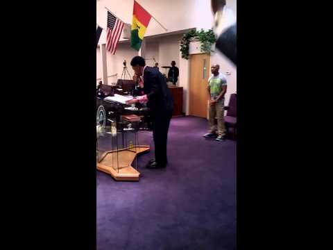 Min. Michael McCloud Preaching