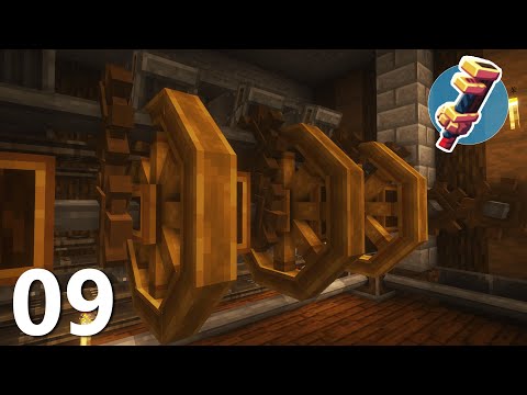 Create Above & Beyond: Ep9 Slimy Ferns & Fly Wheels! Modded Minecraft