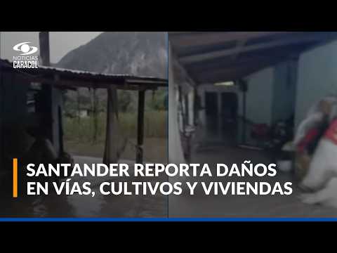 Santander enfrenta inundaciones mientras otras zonas registran altas temperaturas