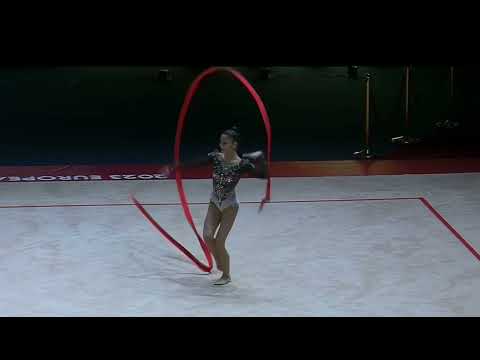 Sofia Raffaeli ITA Ribbon AA FINAL EUROPEAN CHAMPIONSHIPS 2023