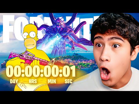 REACTION to THE SIMPSONS X FORTNITE FINAL EVENT 🤯 🤯 🤯