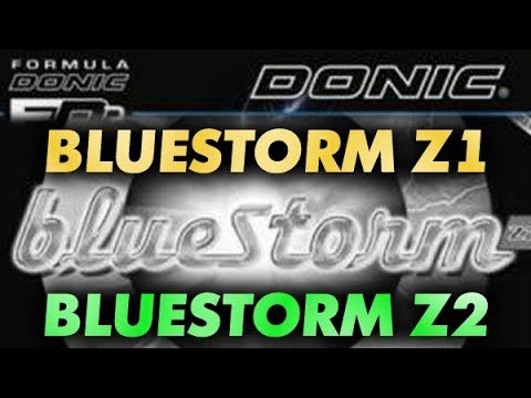 test DONIC Bluestorm Z1 & DONIC Bluestorm Z2 on YINHE (Milkyway) Mercury Y-13