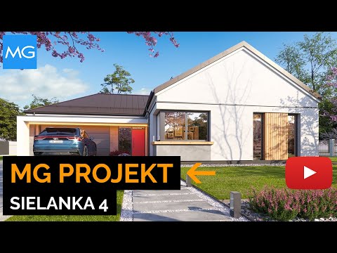 Projekt domu  Sielanka 4  MG Projekt - 135,58 m2