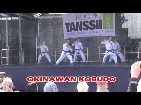 Budo Akatemian Okinawan karate ja kobudonäytös Kuopio tanssii ja soi festifaaleilla