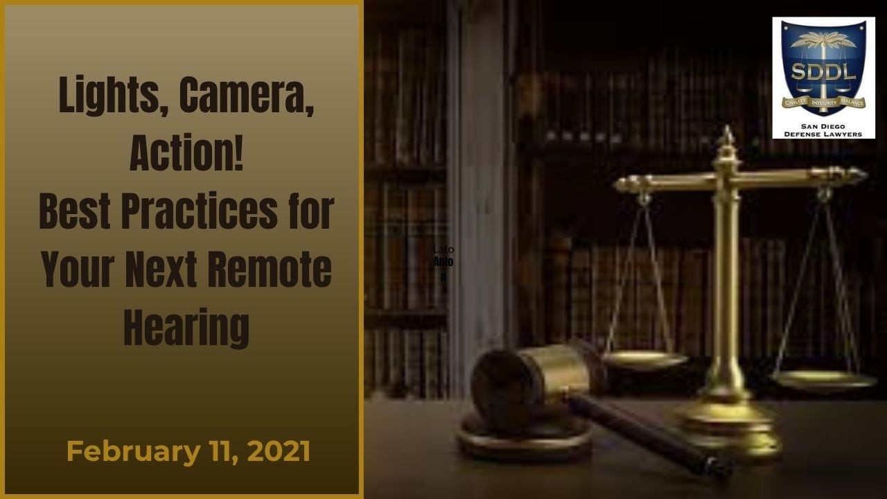 The Art and Science of Remote Trial Presentations -- February 2021