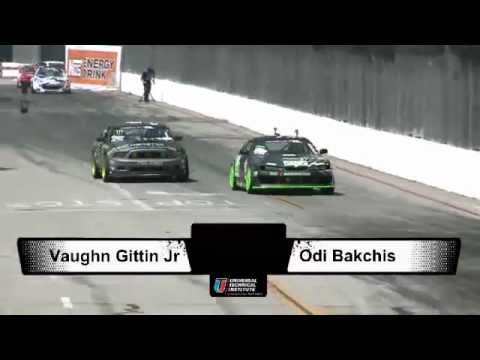 VAUGHN GITTIN vs AURIMAS BAKCHIS During Top 32 2012 Formula Drift Round 1 @ Long Beach California