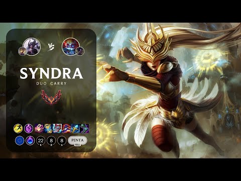 Syndra Carry vs Heimerdinger - EUW Grandmaster Patch 13.17