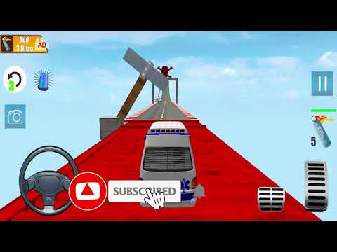 Ambulance Stunt Track Impossible Driving - 911 Emergency Ambulance Simulator - Android Gameplay