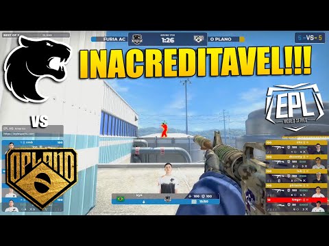 JOGO INACREDITÁVEL! O PLANO vs FURIA ac - EPL World Series Americas S2 | CSGO MELHORES MOMENTOS